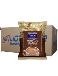 Chocolate com Leite Qualimax 0% Açúcar 1 Kg CX (10 Unidades)